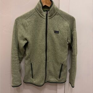 Patagonia Olive Fleece Jacket